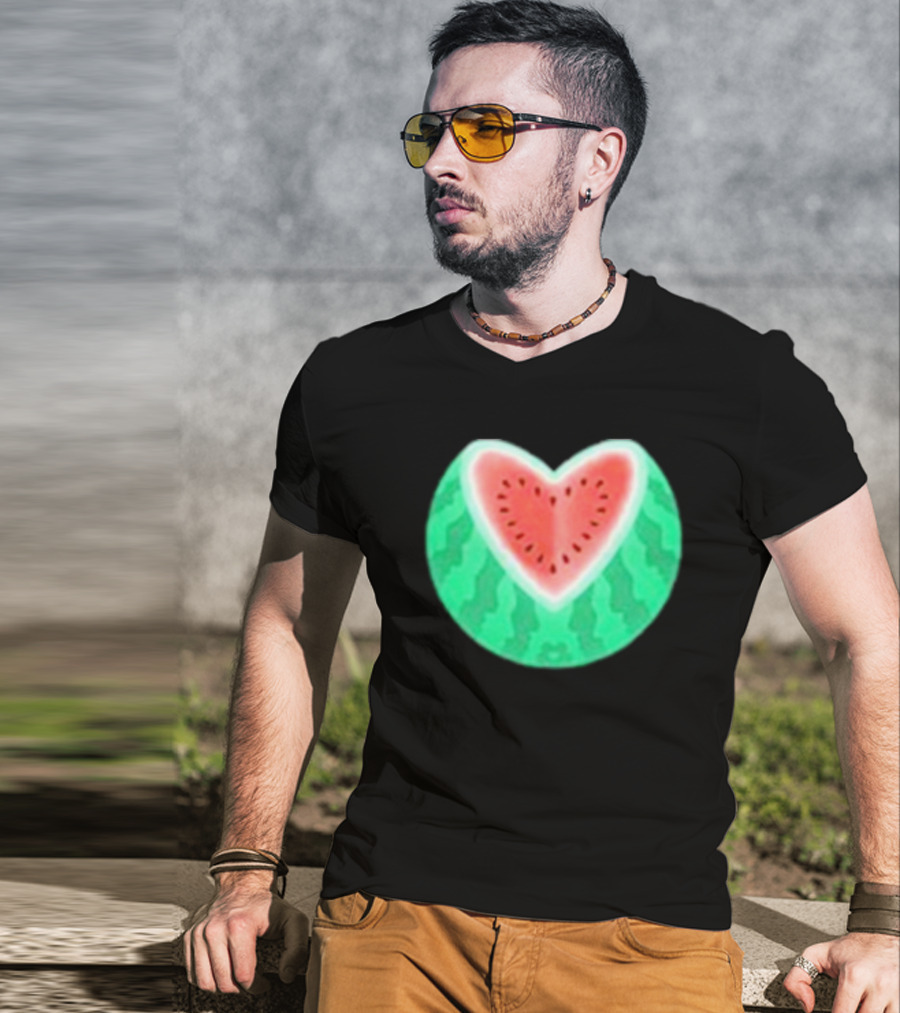 The Yetee Watermelon Heart T-Shirt