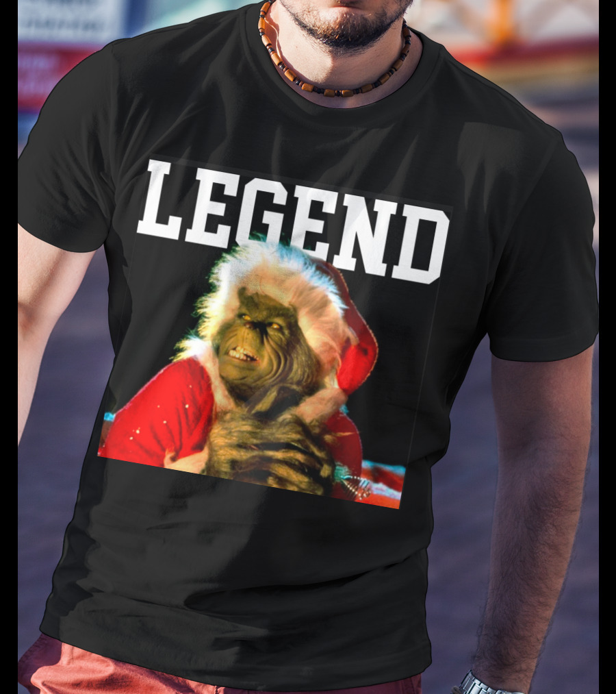 Grinch Legend Santa Christmas T-Shirt