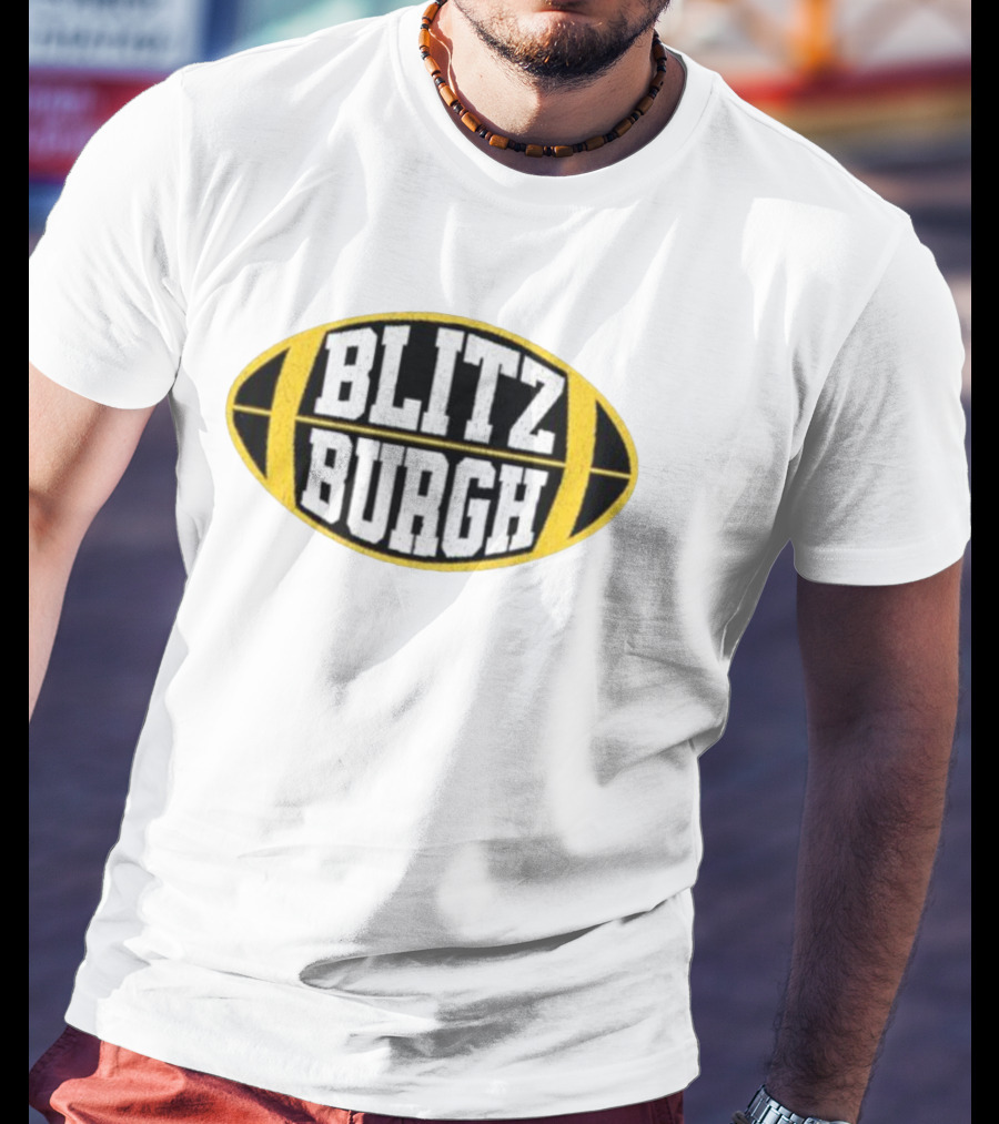 Blitz Burgh Football Logo Steelers T-Shirt