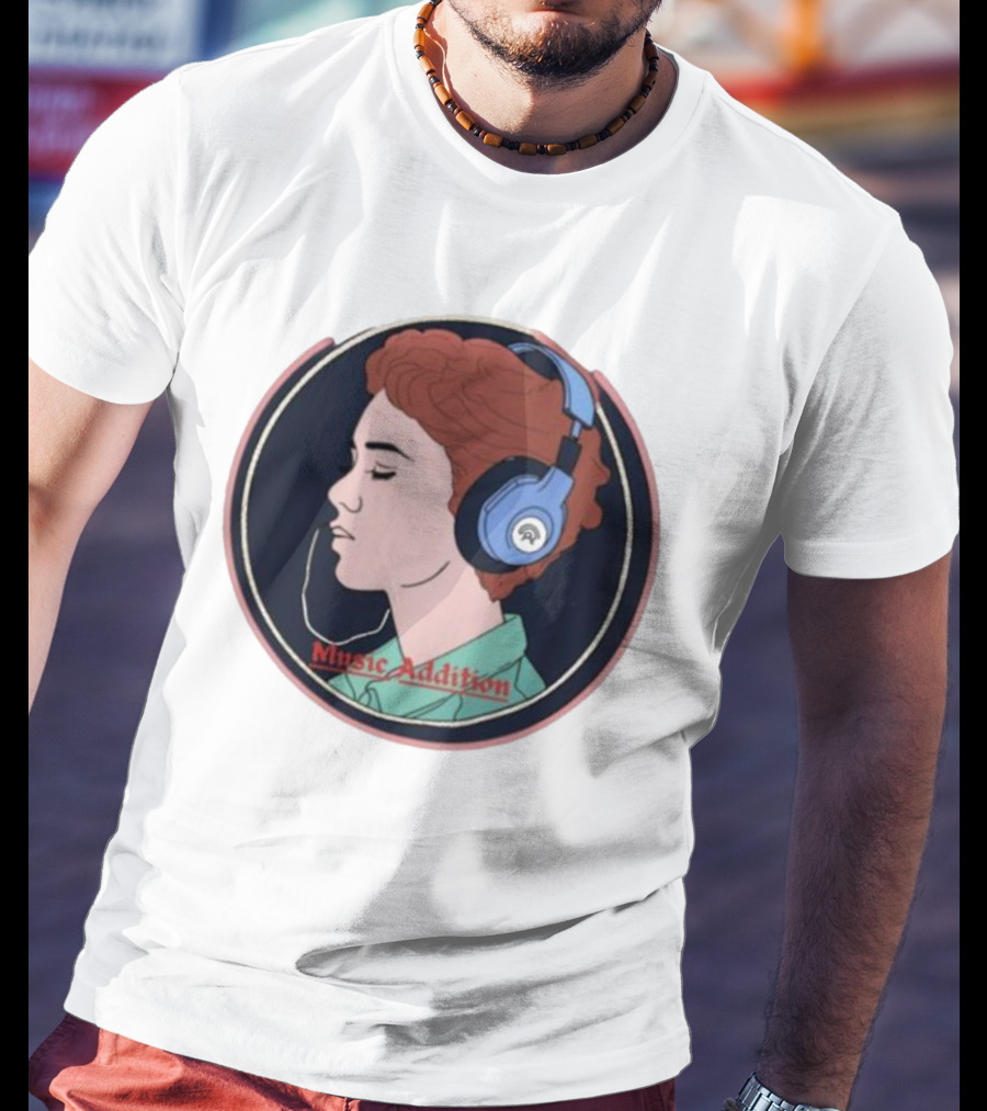Music Addition Groove In Style Headphone Harmony For Enthusiasts T-Shirt