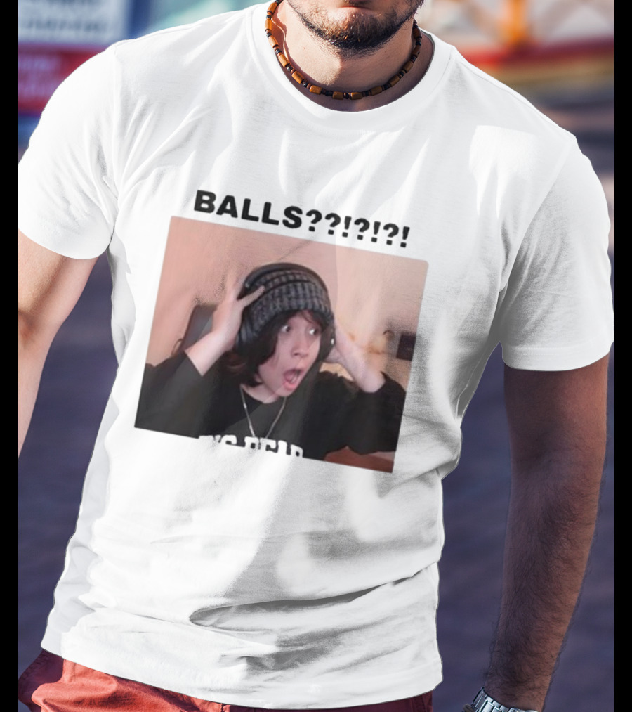 Liz Qcktycult Balls Quackity Reaction Surprise Image T-Shirt