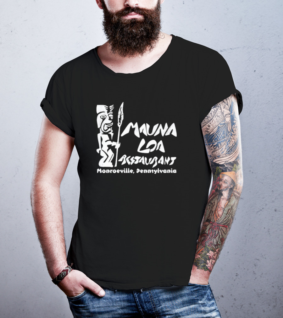 Mauna Loa Restaurants Monroeville Pennsylvania Tiki Statue T-Shirt