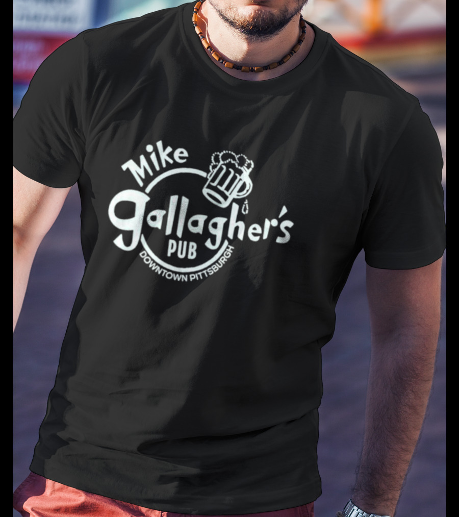 Mike Gallagher's Pub Downtown Pittsburgh Beer Mug T-Shirt