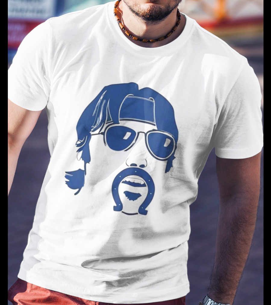 Minshew Mania Mustache Horseshoe Colts T-Shirt