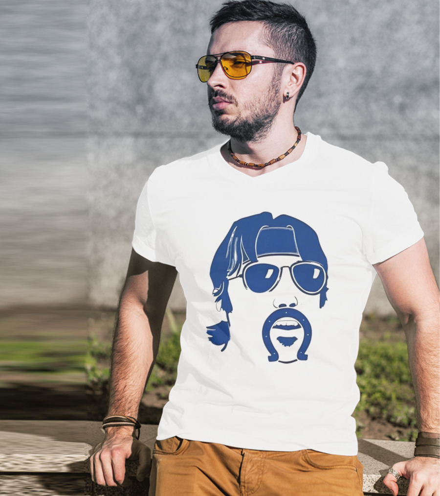 Minshew Mania Mustache Horseshoe Colts T-Shirt