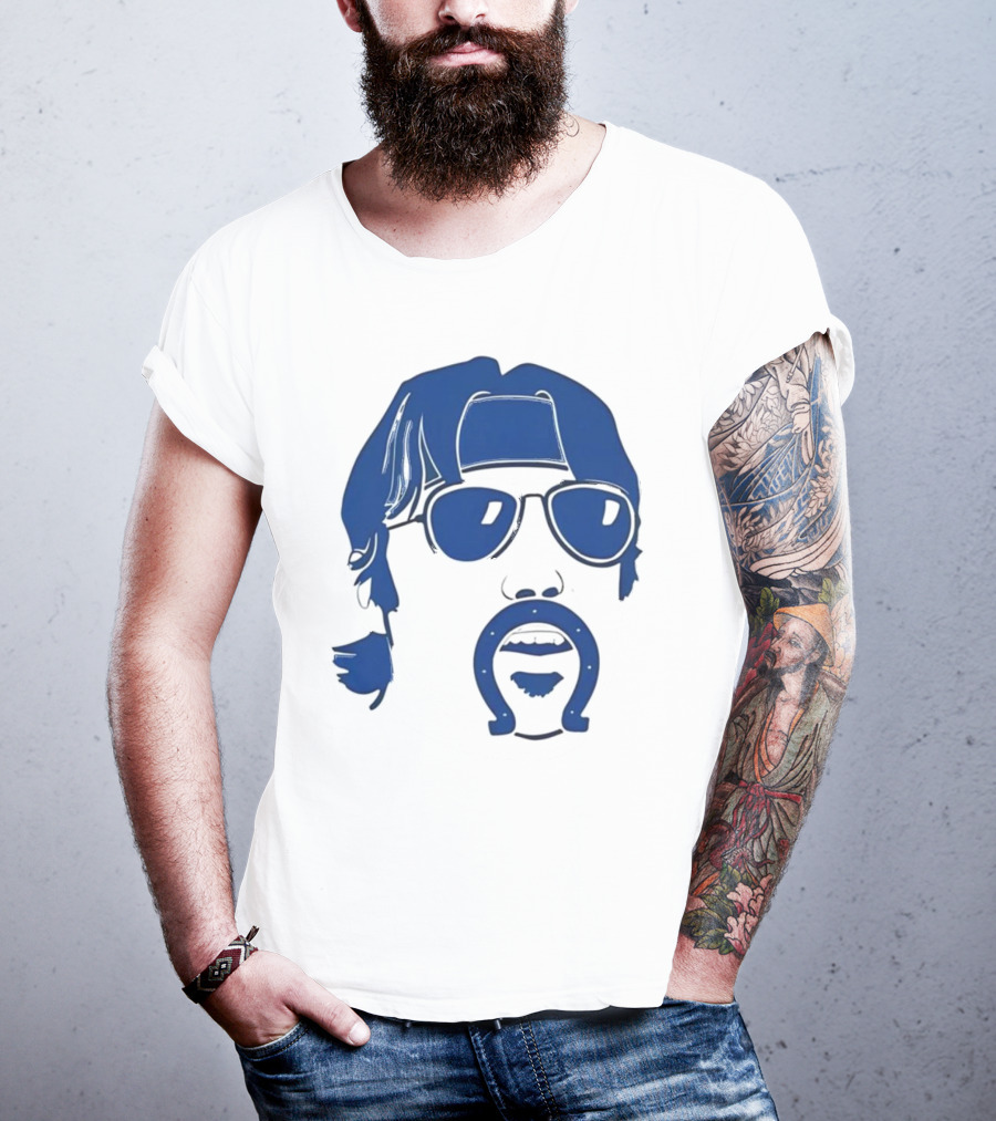 Minshew Mania Mustache Horseshoe Colts T-Shirt