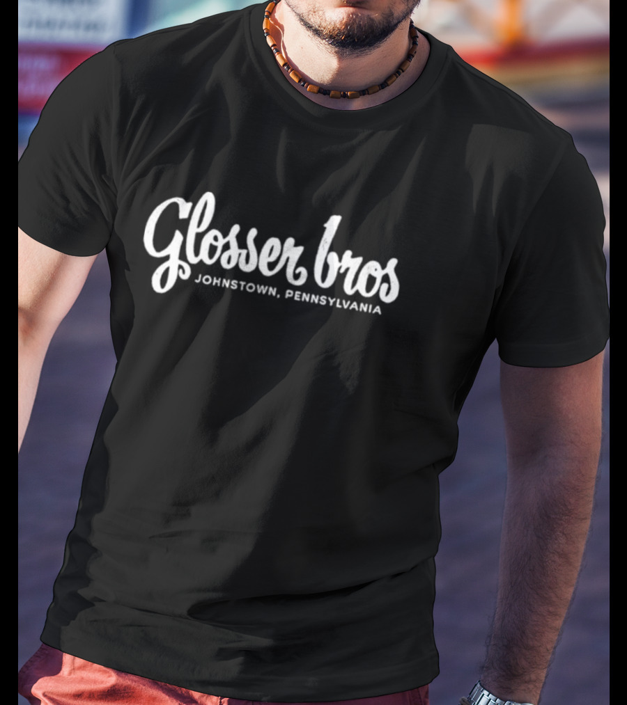 Glosser Bros Johnstown Pennsylvania Retro Style Script T-Shirt