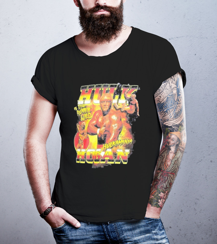 Hulk Hogan Hulkamania Is Still Runnin' Wild Hulkamania T-Shirt