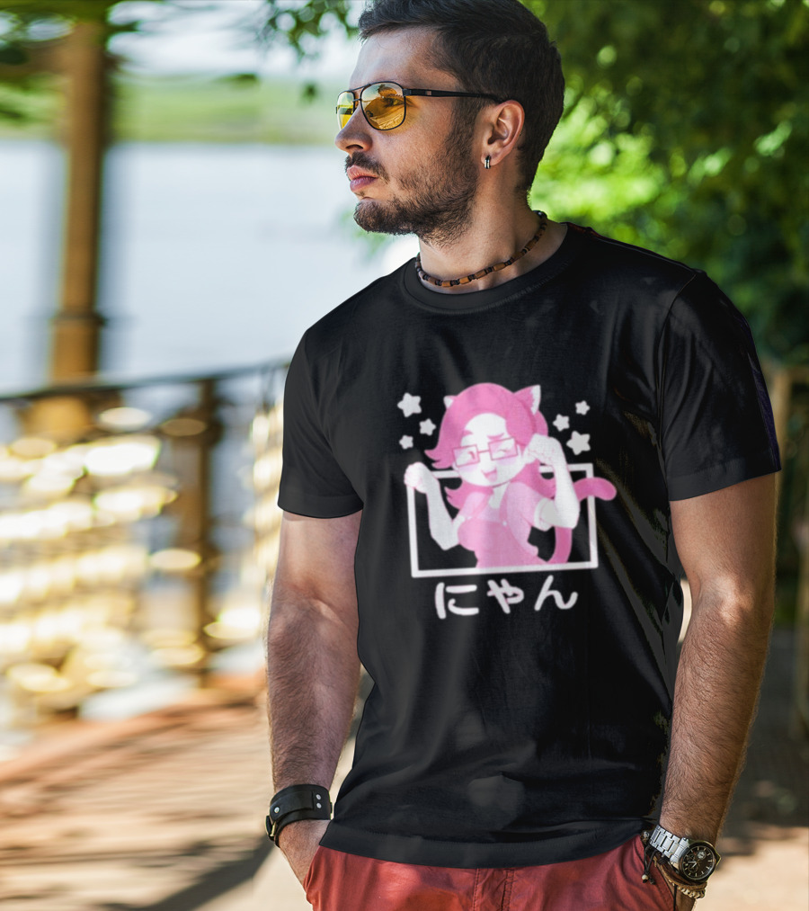 Saberspark Sabie Nyan ゃん Cat Girl Anime T-Shirt