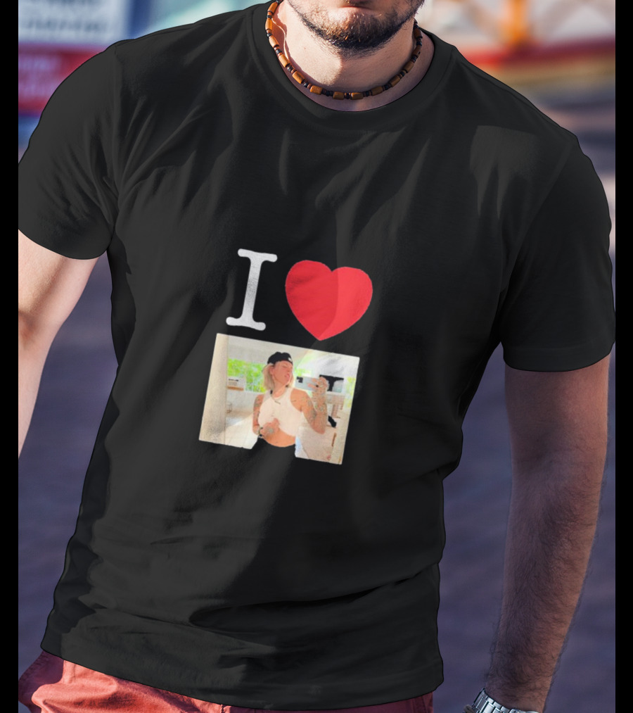I Love Ls Lauren Sanderson Cropped Selfie心 T-Shirt