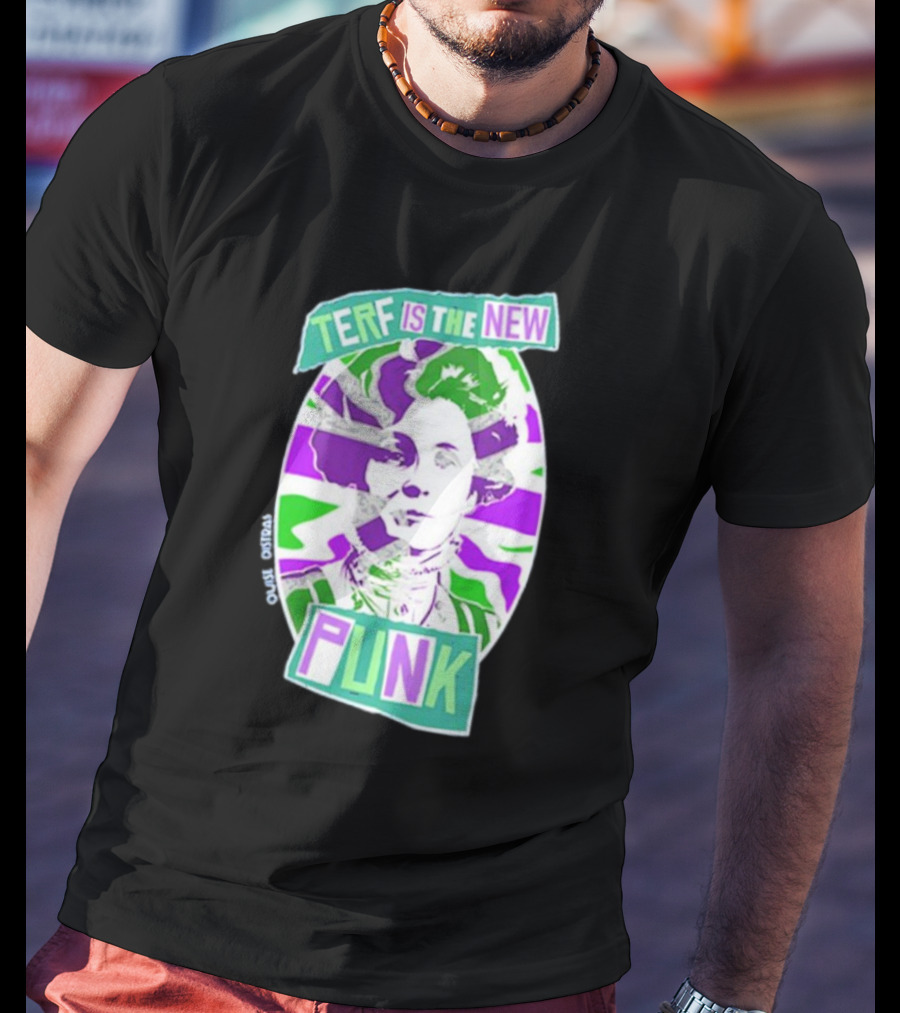 TERF Is The New Punk Emmeline Image Oval Equid Thing T-Shirt