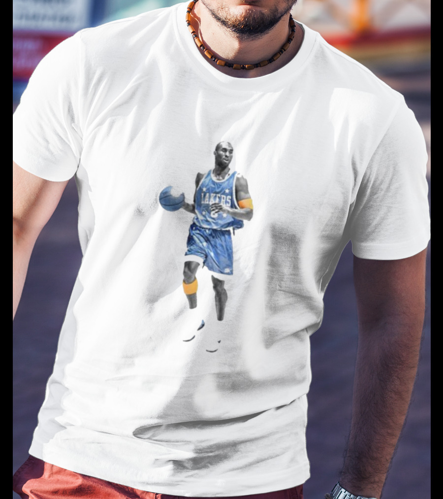 Lakers Mamba Vintage White Box Michael Jordan Inspired T-Shirt