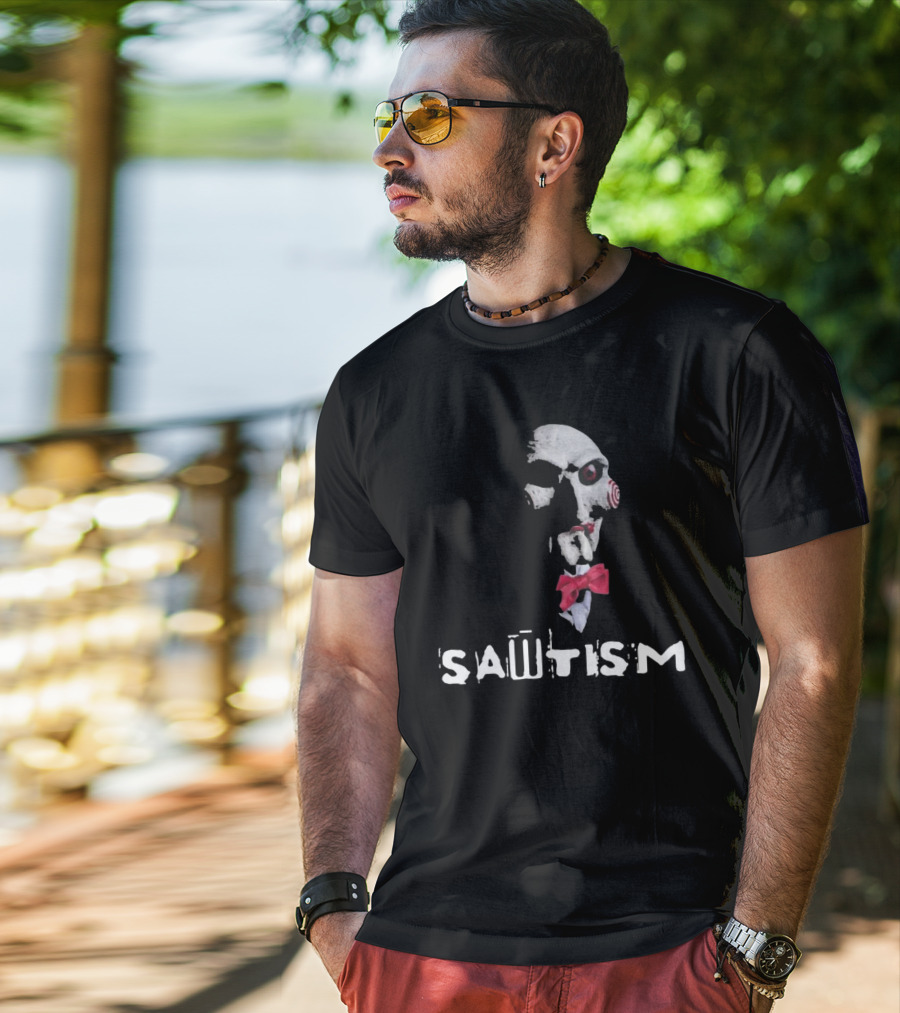 Sawtism Saw Parody Autism Thatgohard T-Shirt