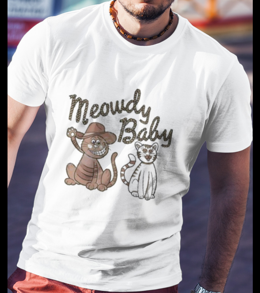 Meowdy Baby Leigh Mcnasty Cowboy Cats T-Shirt