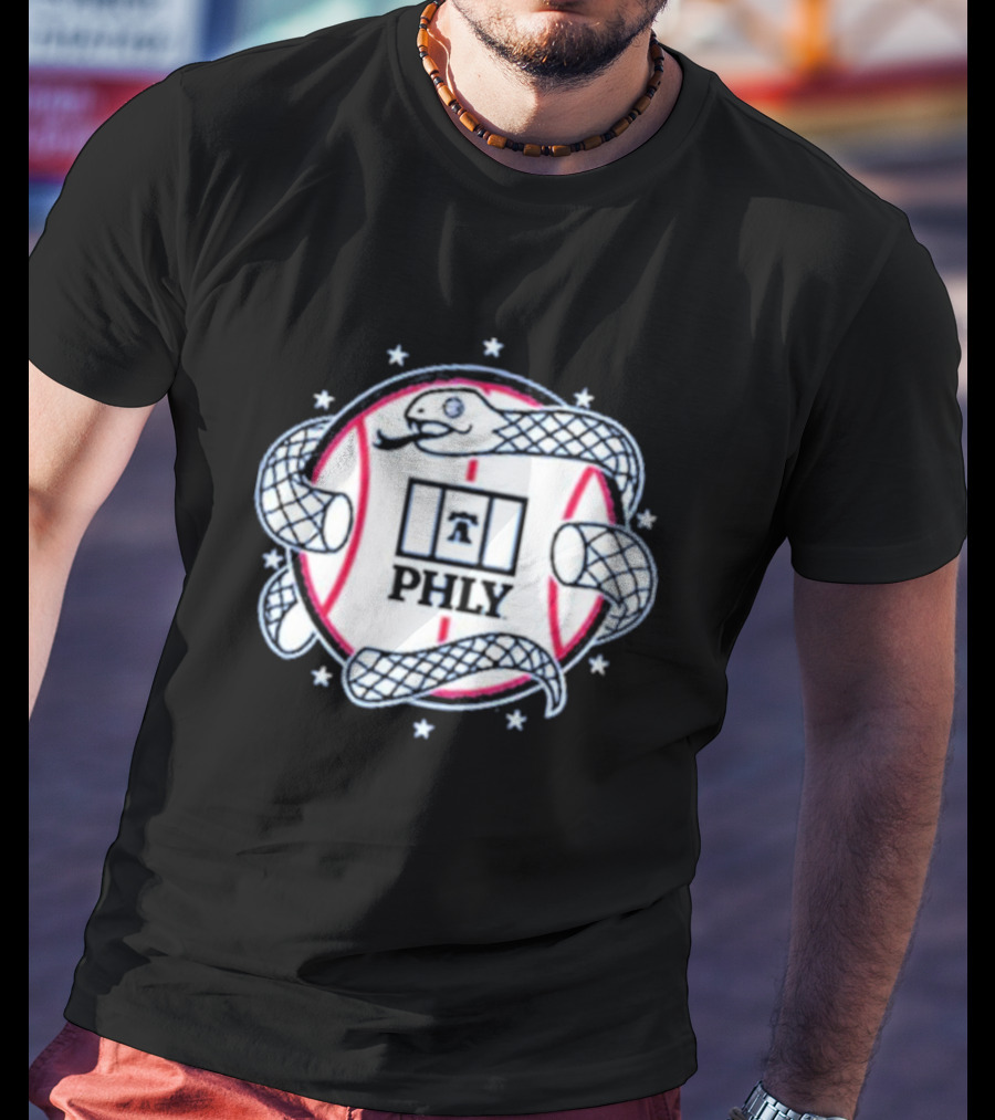 PHLY Snake Circle Stars Basketball T-Shirt