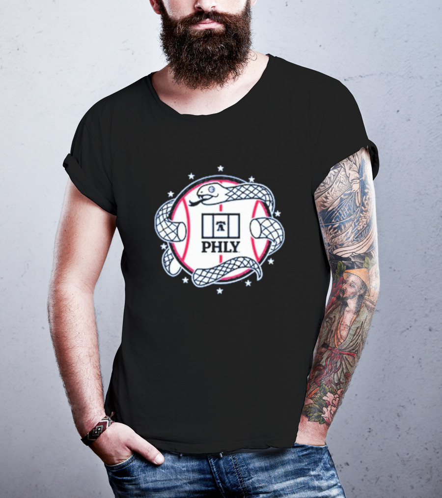 PHLY Snake Circle Stars Basketball T-Shirt