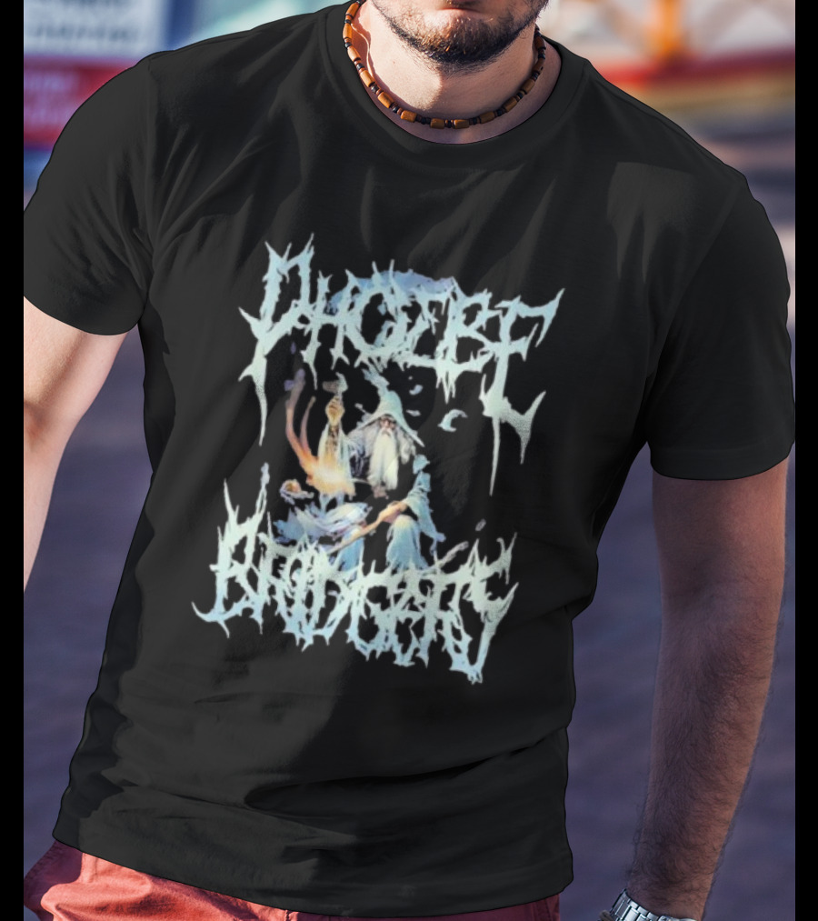 Phoebe Bridgers Wizard Ice Magic Fire Text T-Shirt