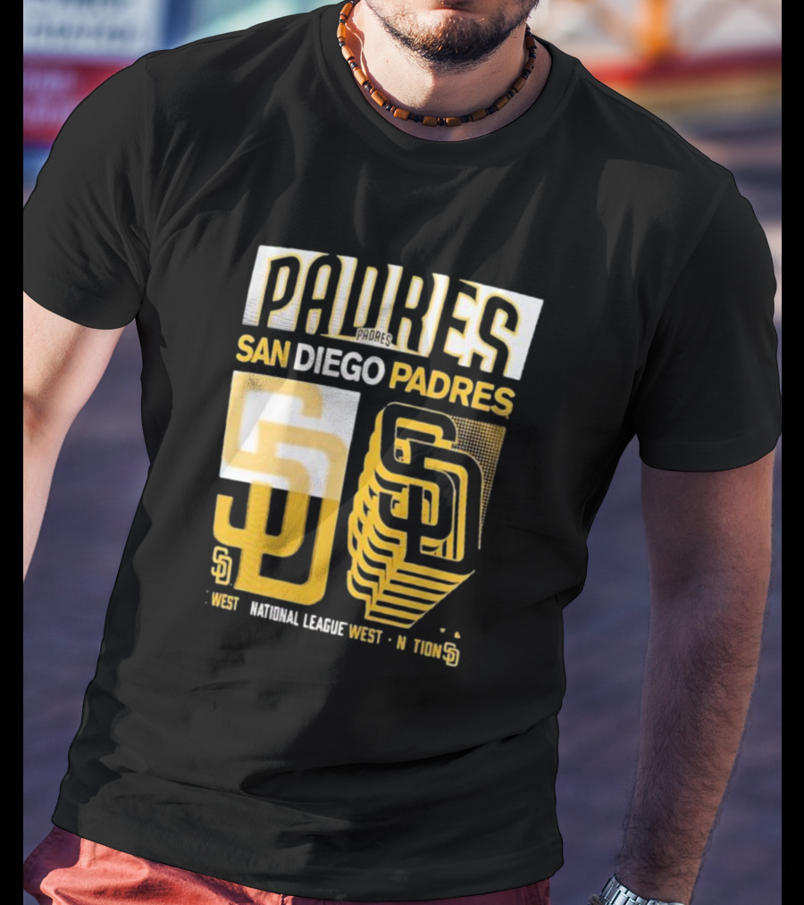 San Diego Padres West National League West Stack T-Shirt