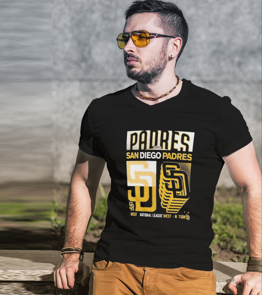 San Diego Padres West National League West Stack T-Shirt