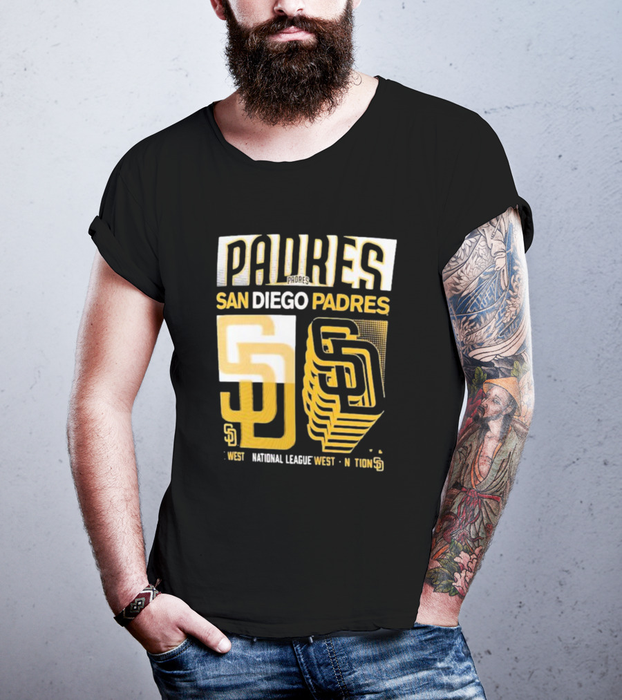 San Diego Padres West National League West Stack T-Shirt