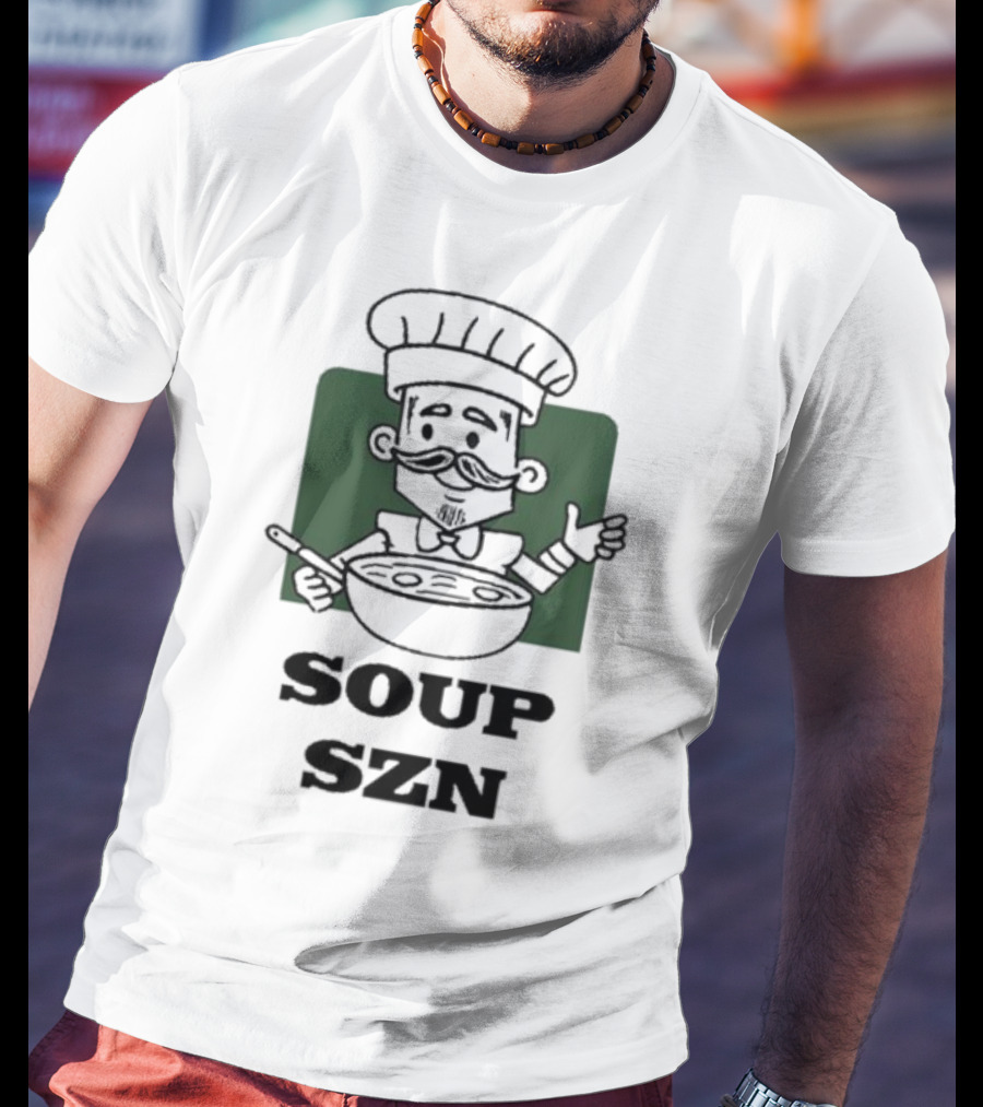 Soup Szn Chef Cartoon Cooking Bowl T-Shirt