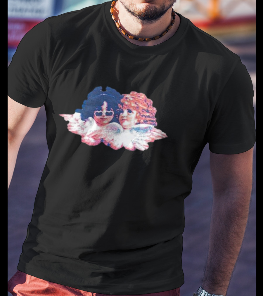 Heavenly Vintage Angel Duo Wings T-Shirt