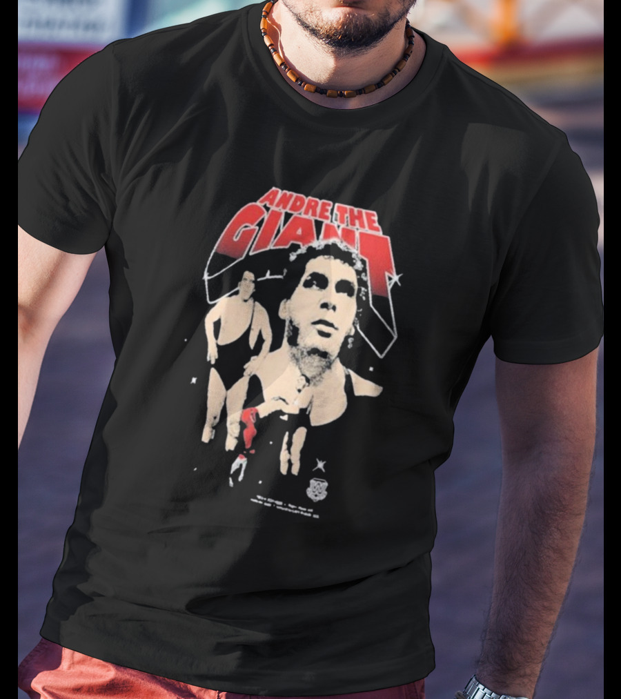 Andre The Giant Ripple Junction Collage Classic Style Stars T-Shirt