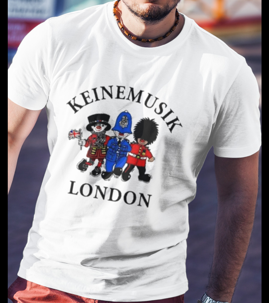 Keinemusik London Bone Soda British Guard Cartoon Characters T-Shirt