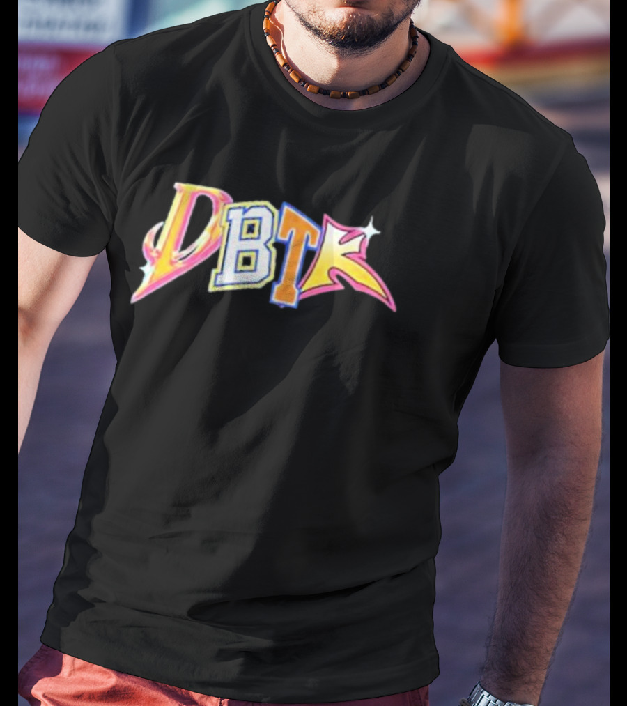 DBTK Colorful Logo Design Word T-Shirt