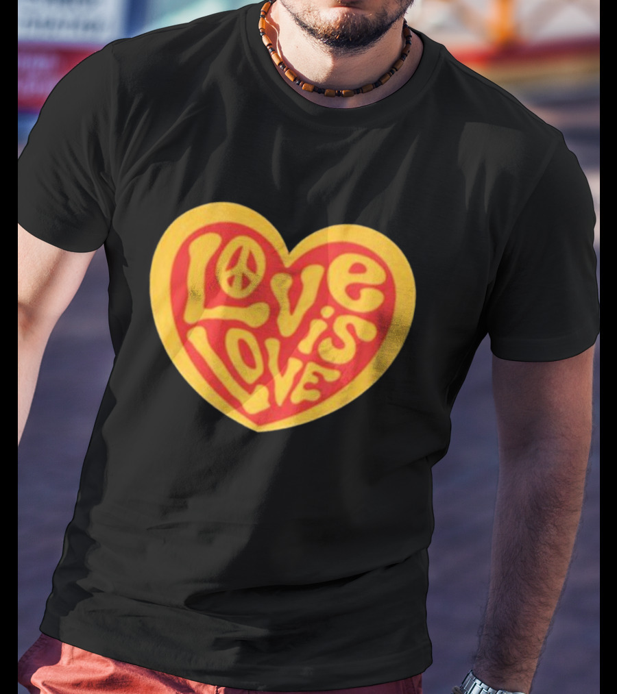 Love Is Love Peace Sign Heart T-Shirt