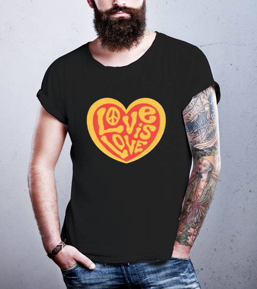 Love Is Love Peace Sign Heart T-Shirt