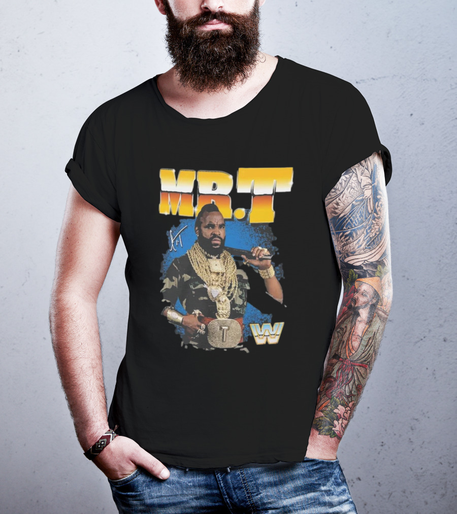 MR. T Signature Camouflage Chains Iconic T-Shirt