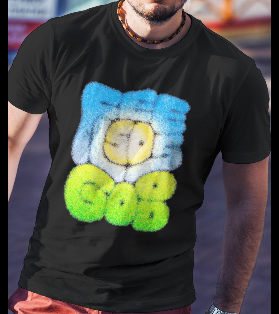 Nature Feels So Good Retro Bubble Text T-Shirt