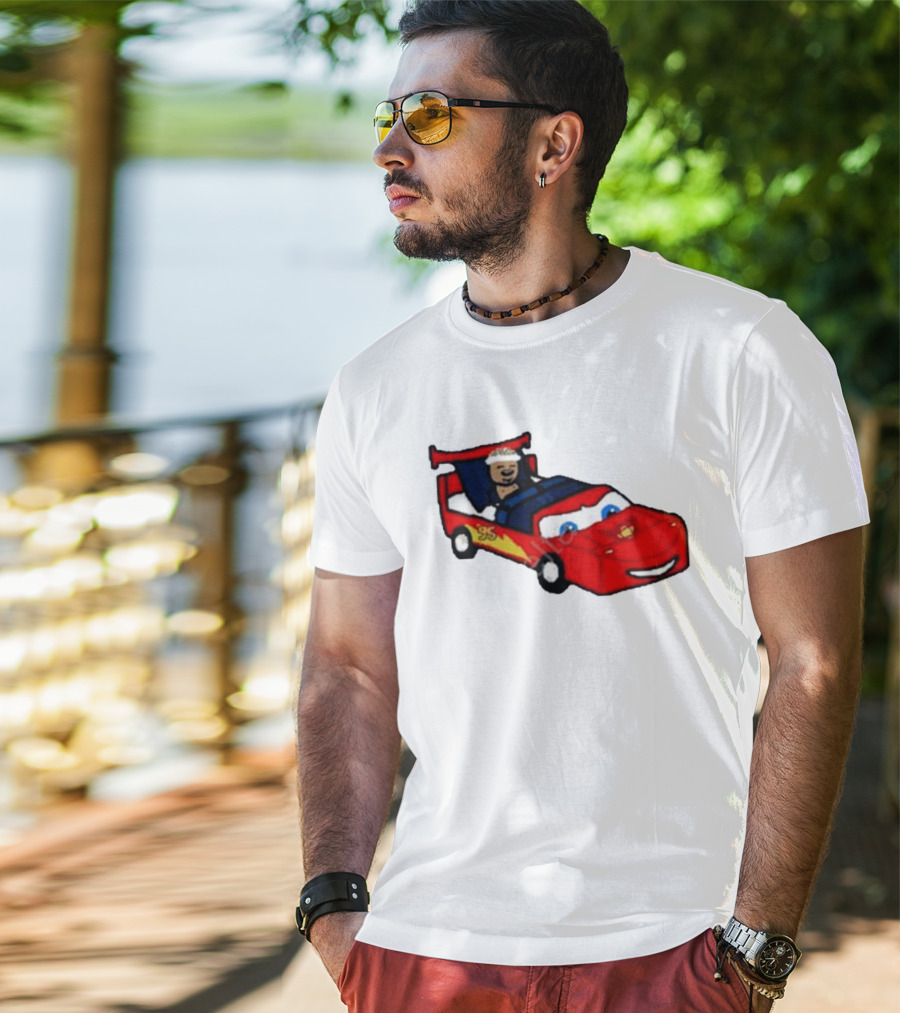 Nbapaint Kyle Snooze-ma With Racing Car T-Shirt