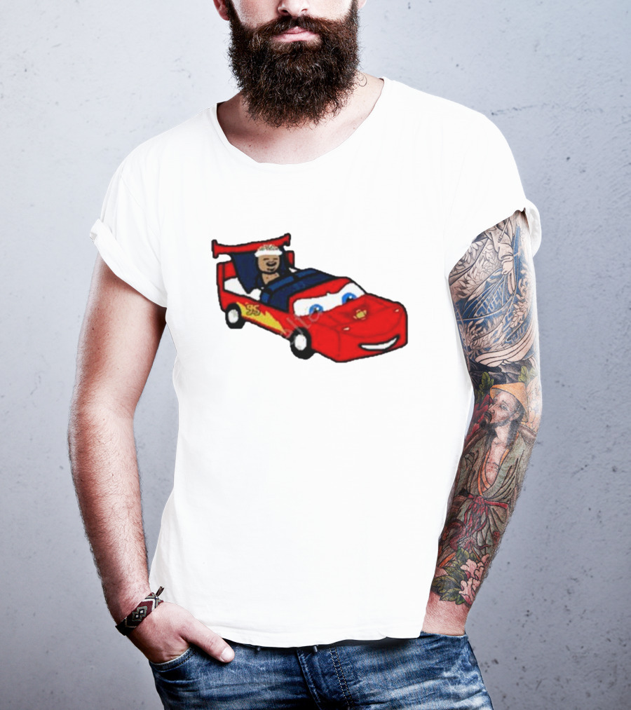 Nbapaint Kyle Snooze-ma With Racing Car T-Shirt