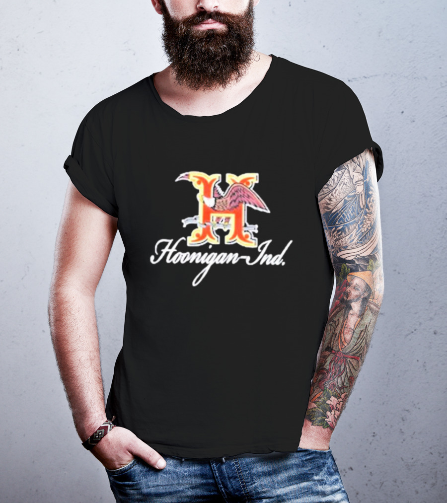 Hoonigan Ind. Eagle Logo Hops Hoonigan Industries T-Shirt