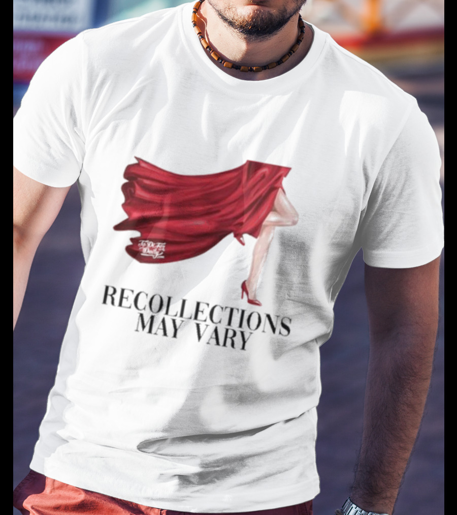 Kate Middleton Catherine Princess Of Wales Recollections May Vary Red Dress T-Shirt
