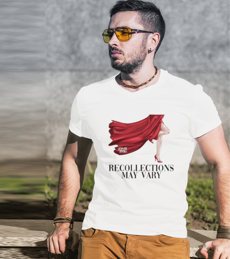 Kate Middleton Catherine Princess Of Wales Recollections May Vary Red Dress T-Shirt