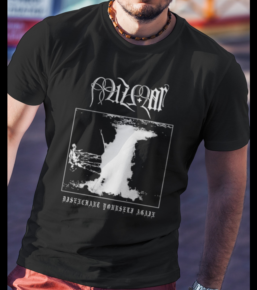 Mizmor Disenchanted Yourself Again Black And White Abstract T-Shirt