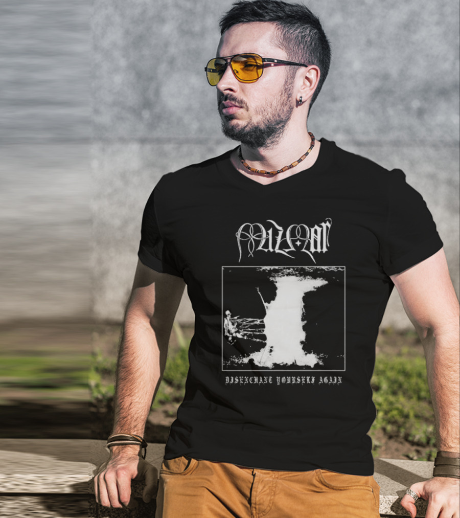 Mizmor Disenchanted Yourself Again Black And White Abstract T-Shirt