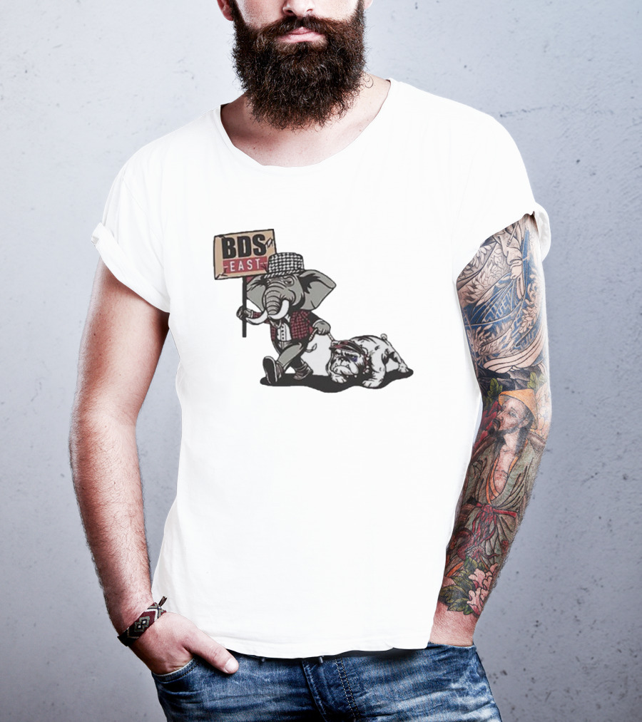 Alabama Crimson Tide Elephant With Bulldog BDS East T-Shirt