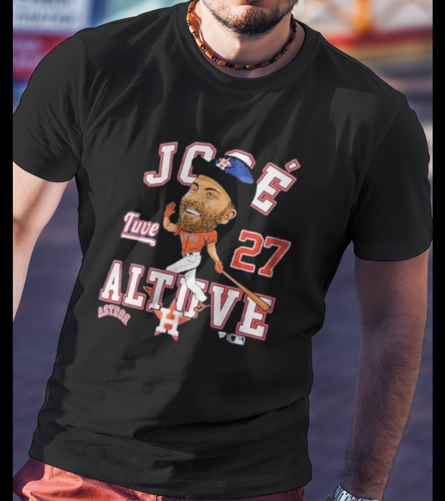 José Altuve 27 Astros Caricature T-Shirt
