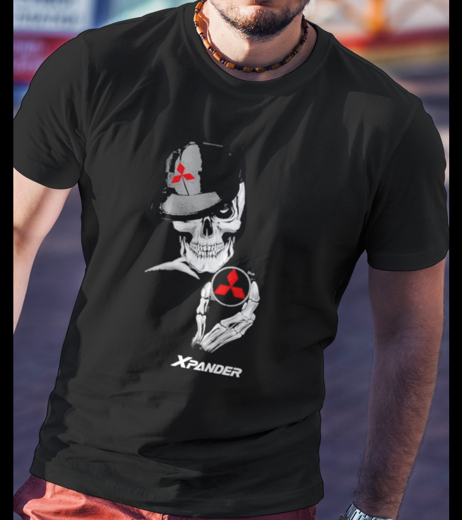 Xpander Skeleton Mitsubishi Logo Cap T-Shirt