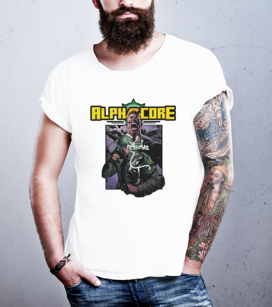 Alphacore Rippaverse Campaign Comic Characters Action Scene T-Shirt