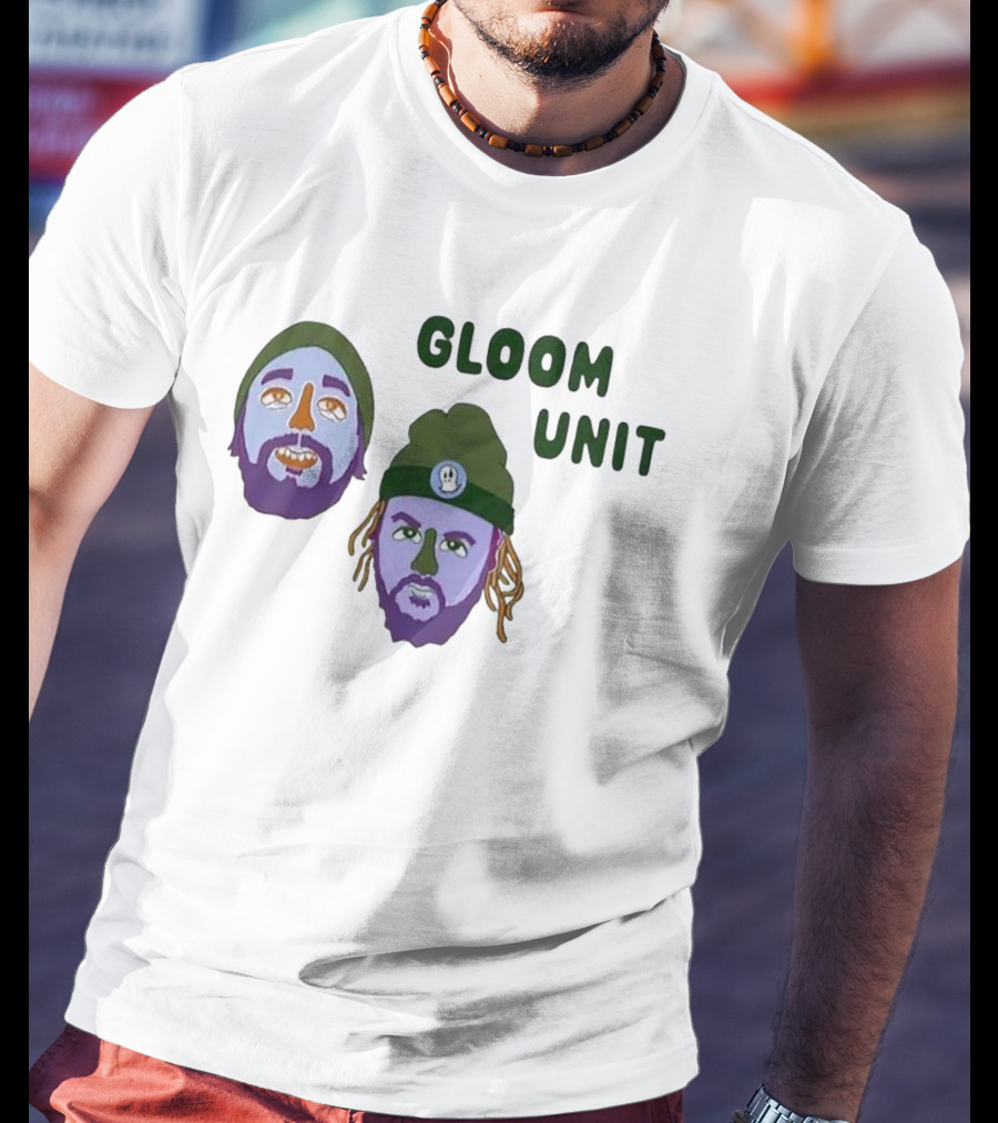 Hell’s Boomin Gloom Unit Purple Faces Green Beanies T-Shirt