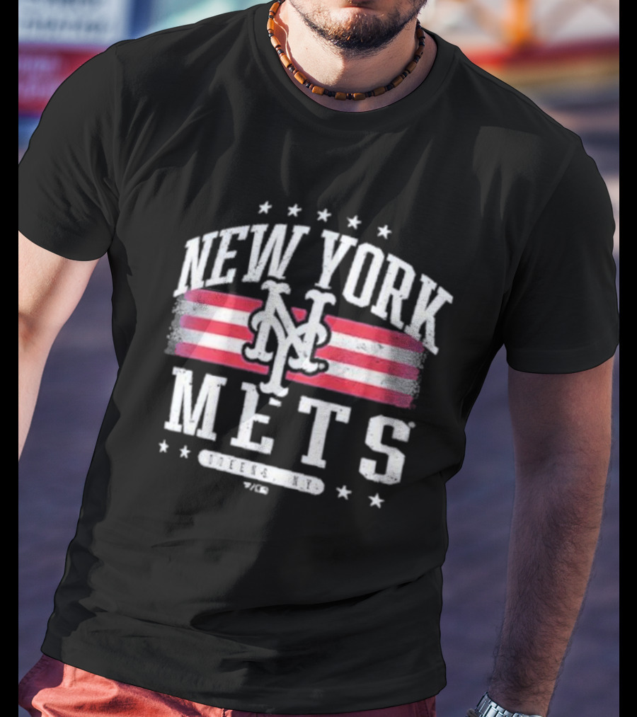 New York Mets Queens NY Americana T-Shirt