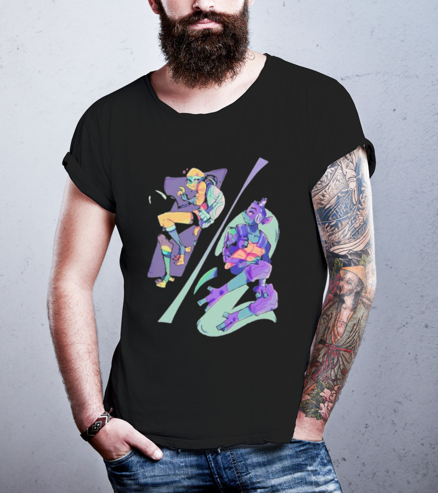 TMNT Last Ronin Leo And Don Alternate Universe Duo T-Shirt
