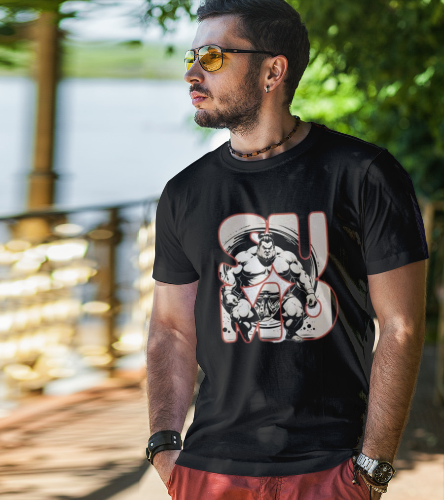 Sumo Warrior Power Bold Stance Mastery T-Shirt