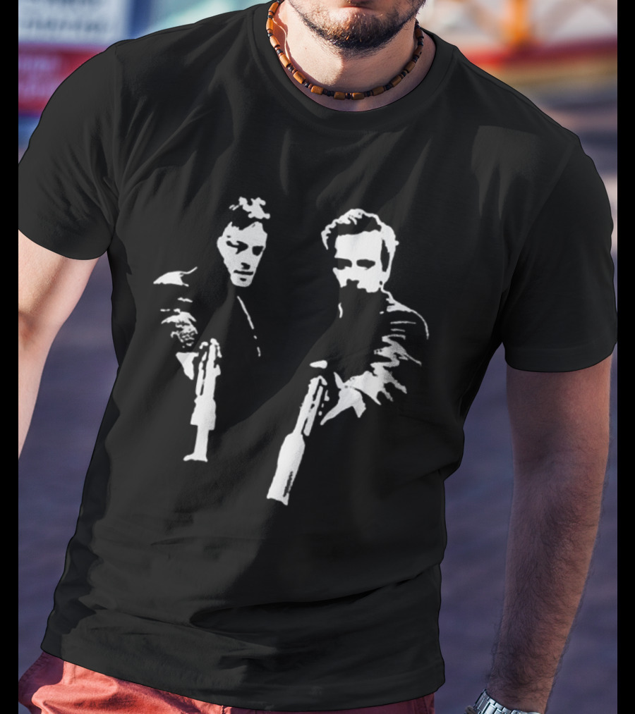 Boondock Saints Brothers With Guns Iconic T-Shirt