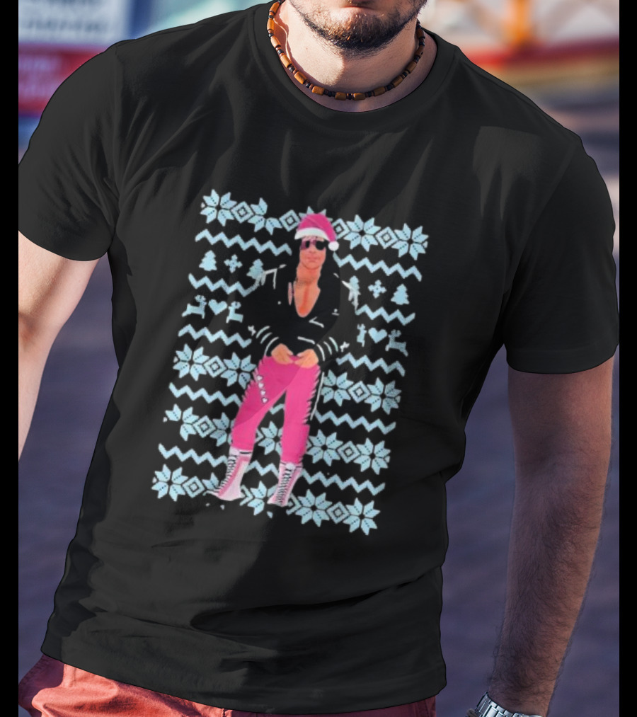 Macho Man Wrestling Ugly Christmas T-Shirt